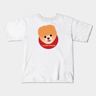 Pomeranian dog Kids T-Shirt